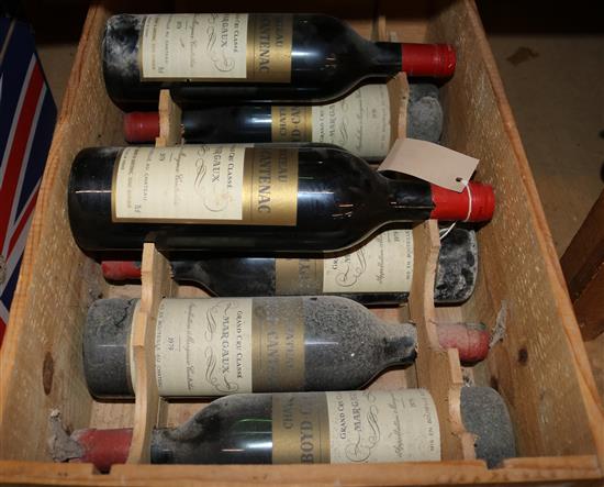 Eight bottles of Chateau Boyd-Cantenac Grand Cru Classe 1979, Margaux(-)
